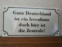 Emailschild Spruch Deutschland Emaille Schild Vintage Retro
