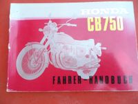 HONDA CB 750 FOUR FAHRER-HANDBUCH K0 1970 OLDTIMER CB750