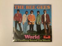 Bee Gees Single- World / Sir Geoffrey Saved The World