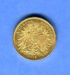 (001)Austria 10 Kronen 1912 Stgl Gold