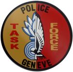 POLICE TASK FORCE GENEVE PVC mit Klett