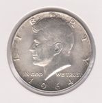 USA 1/2 Dollar 1964 John F. Kennedy