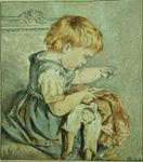 Arnold Böcklin? aquarellierte Meisterzeichnung 3. April 1881