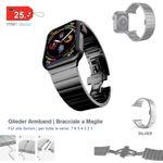 Armband Edelstahl Apple Watch 45 44 42