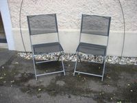 2 Gartenstühle mit Netz / Klappstuhl