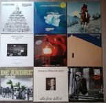 9 LP Edoardo Bennato, Fabrizio de André, Angelo Branduardi +