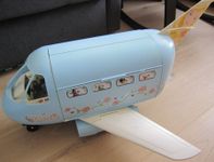 Barbie Vintage Flugzeug hellblau 1999 Jumbo Jet