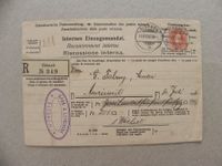 Brief Sissach BL Baselland Einschreiben 1906 Einzugsmandat