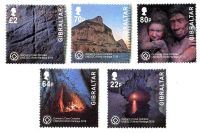 Briefmarken "Urmensch". Gibraltar