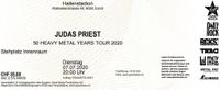 2x Judas Priest Stehplatz Hallenstadion 05.07.2022