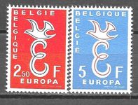 Timbres Europa Belgique 1958 neuf**