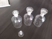 Apothekerflaschen, Flaschen aus Chemilabor