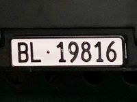 Autonummer BL 19816