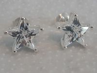 Ohrstecker Zirkonia Silber 925 Star