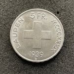 5 Franken Silber Laupen 1939 - Laupen Taler