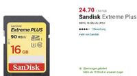 SD-Card SanDisk Extreme 16GB - 90MB/s (neu originalverpackt)
