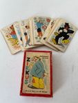 Antikes Kartenspiel Schwarz-Peter Zirkus