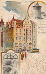 AK  Hotel Bamberger Hof Nürnberg 1900 Deutschland