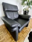 Echtleder-Sessel mit Relaxfunktion