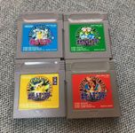 Pokemon Pikachu Yellow Red Blue Green GameBoy Tested