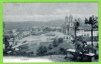 Einsiedeln - Hauptplatz mit Kloster um 1907