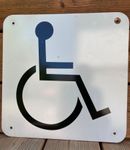 Hinweisschild: Rollstuhlfahrer