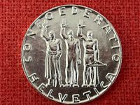 5 Franken Gedenkmünze 1941 Bundesfeier Silber TOP