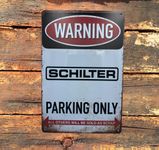 Schilter Parking Only Blechschild