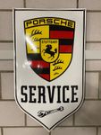 Porsche Emaille Schild neuwertig