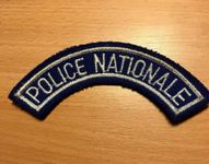BADGE DE LA POLICE NATIONALE FRANCE