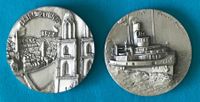 2 sehr schöne Franco Annoni Silber-Medaillen