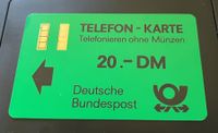 Telefon-Karte Deutsche Bundespost 20.- DM