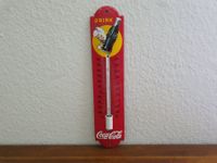 Emailschild Coca Cola Thermometer Emaille Schild Reklame