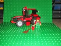 Le tracteur du paysan Lego.