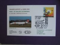 Flugbrief WIEN/ST.GALLEN-Altenrhein 21.6.2000