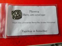 Bern um 1270/1290, Pfennig - Replikat in Feinsilber