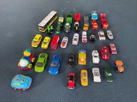 Spielzeugautos mehr als 30 Stück, tw. mit Anhänger