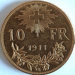 Goldvreneli 10 Franken 1911 (Replica)