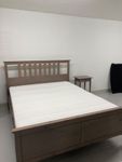 Doppelbett mit Matratze,  IKEA