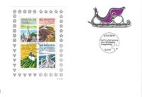 Enveloppe avec timbres Suisse bloc 757 FDC