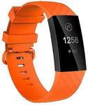 Fitbit Charge 4 Armband Silikon Orange L