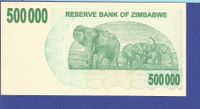 Zimbabwe, 500000$  , 2007 Elefant