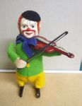 von SCHUCO, tanzender Clown mit Geige