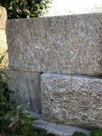 3.50 m1 Mauersteine Tessiner Gneis Lagerfugen gesägt
