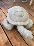 Schildkröte aus Beton hellgrau
