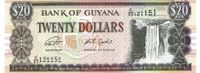 Guyana 20 Dollars 2018 P-New B108i UNZ Serie C65-121151
