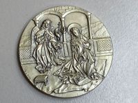 Medaille Silber 900 18g Weihnachten 1986