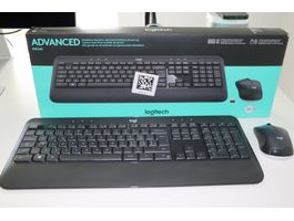 LOGITECH Tastatur und Maus MK540 (USB, Schweiz, Kabellos)