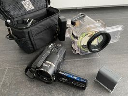 JVC Hard Disk Cam mit Unterwassergehäuse