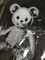 +Gothic+ Skeleton Bear Knapsack +Punk+
